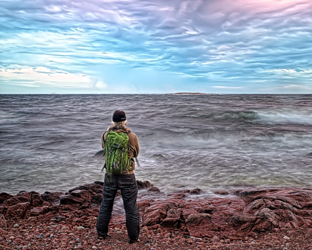 Självporträtt Stefan Lomner, Hammarudda, Åland